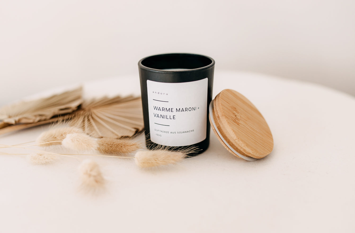 Warme Maroni + Vanille - andoru duftkerze modern deko geschenk weihnachten