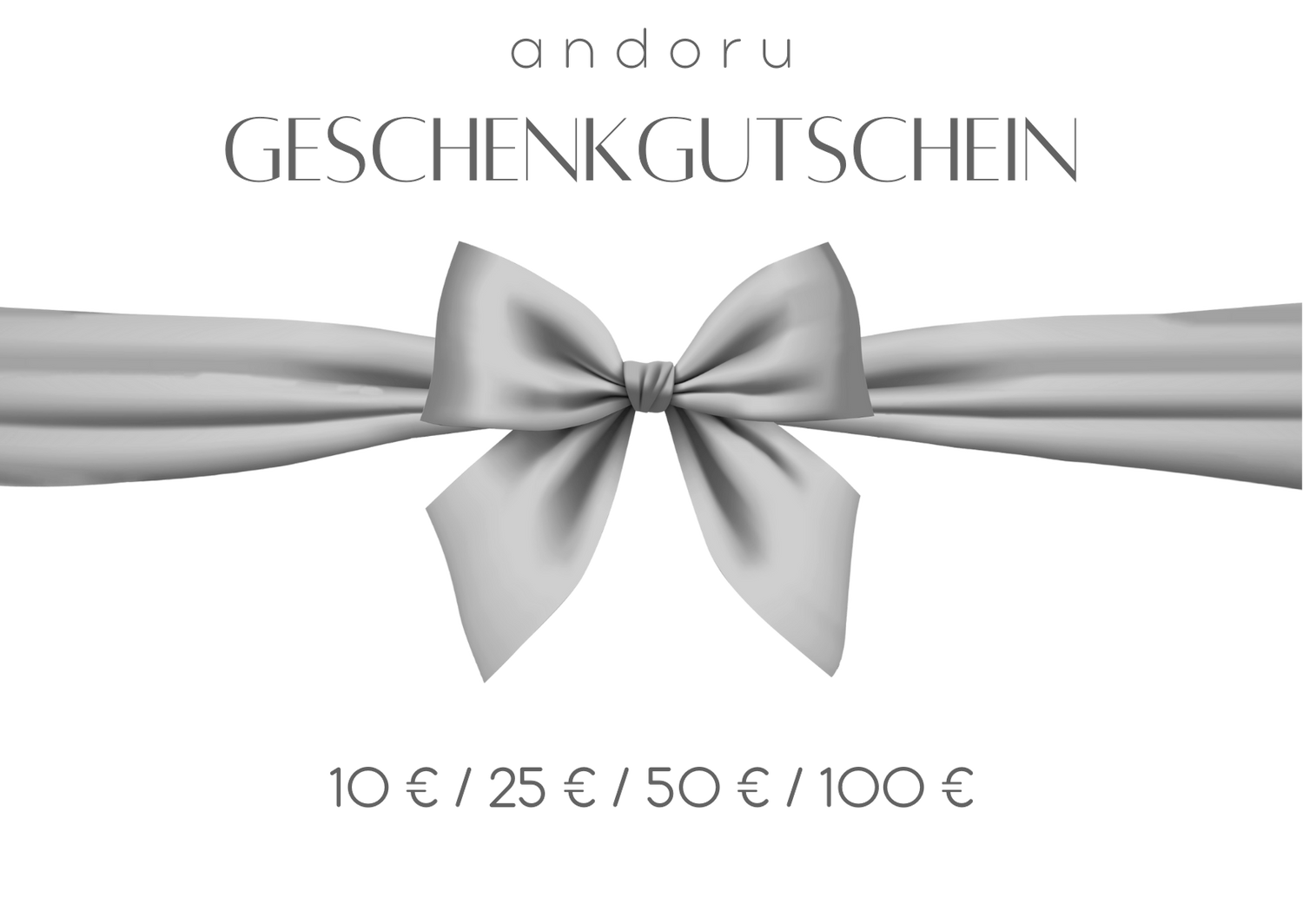 andoru Geschenkgutschein - andoru