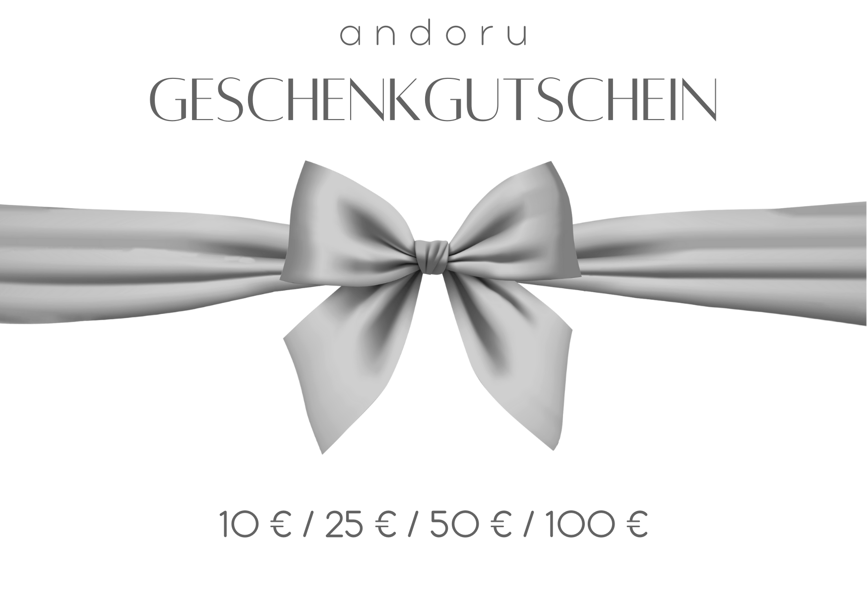 andoru Geschenkgutschein - andoru