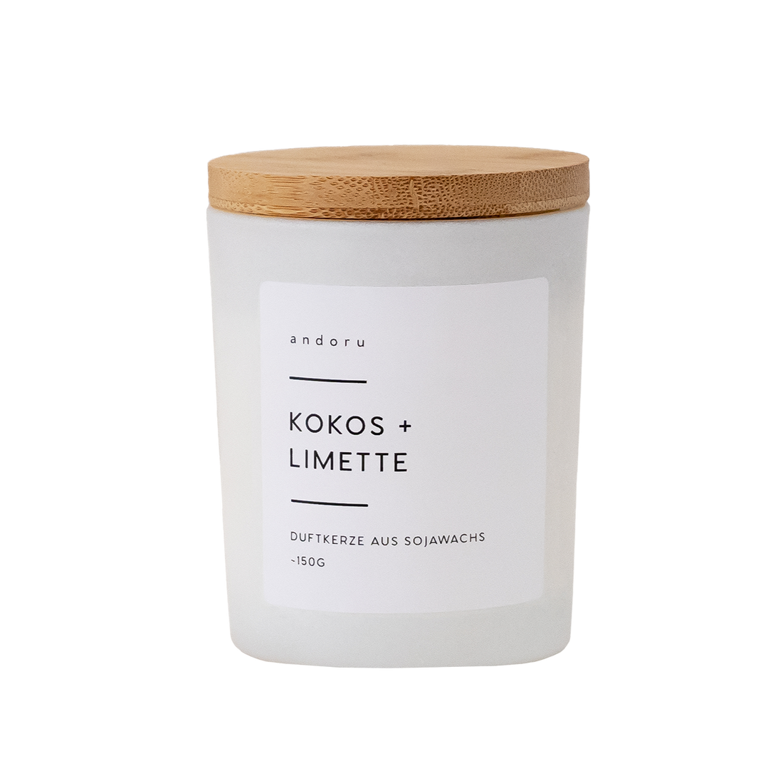 Kokos + Limette - andoru sojawachs kerze duftkerze