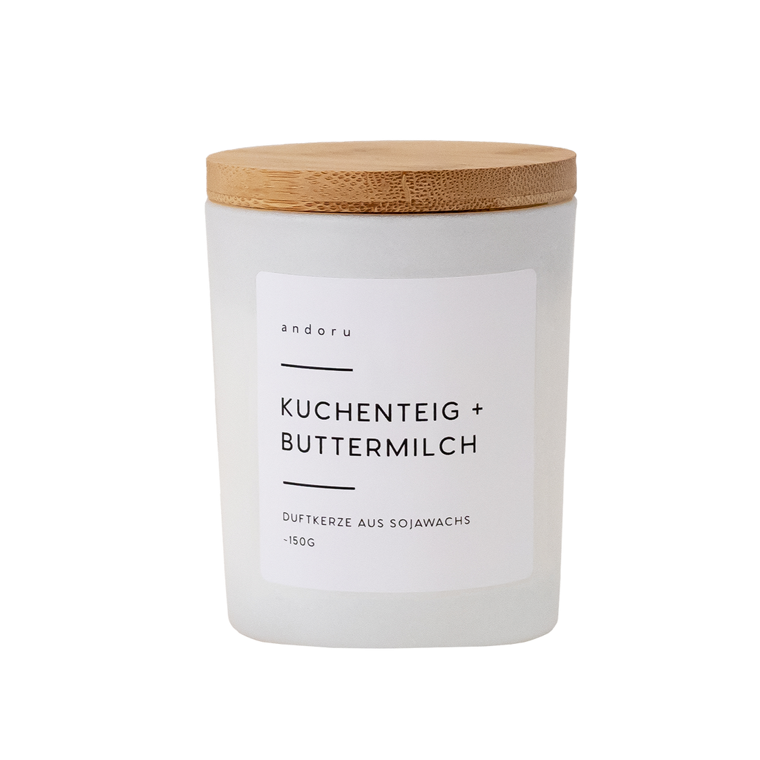 Kuchenteig + Buttermilch - andoru sojawachs duftkerze deko raumduft